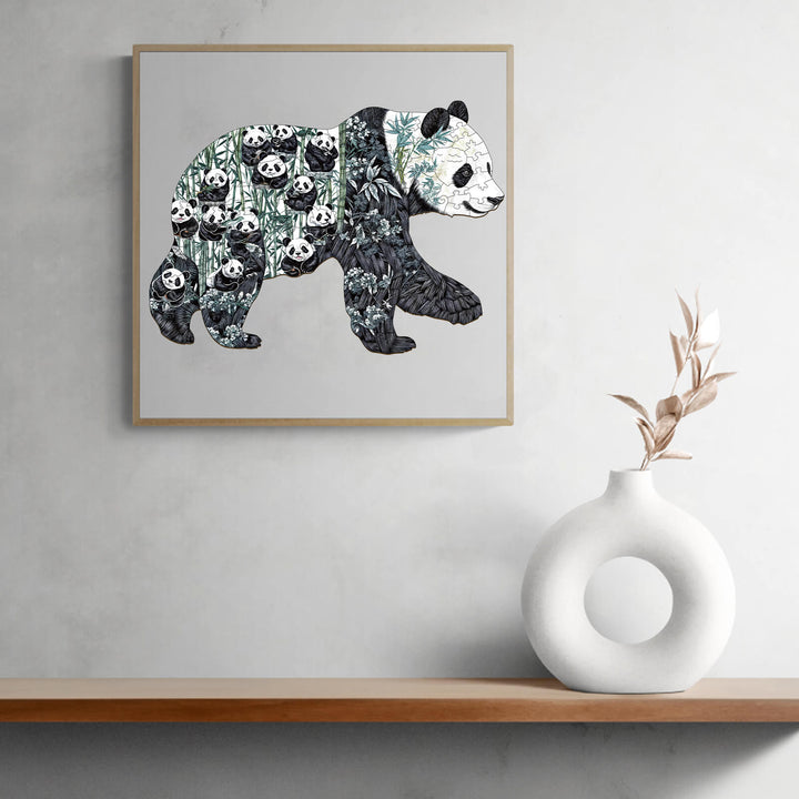 Panda Paradise  Wooden Jigsaw Puzzle