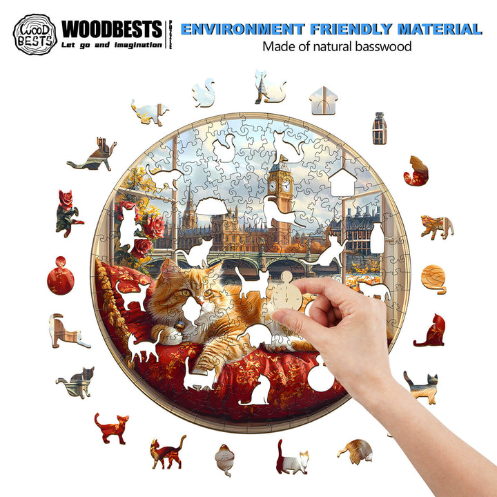 Views of London Wooden Jigsaw Puzzle