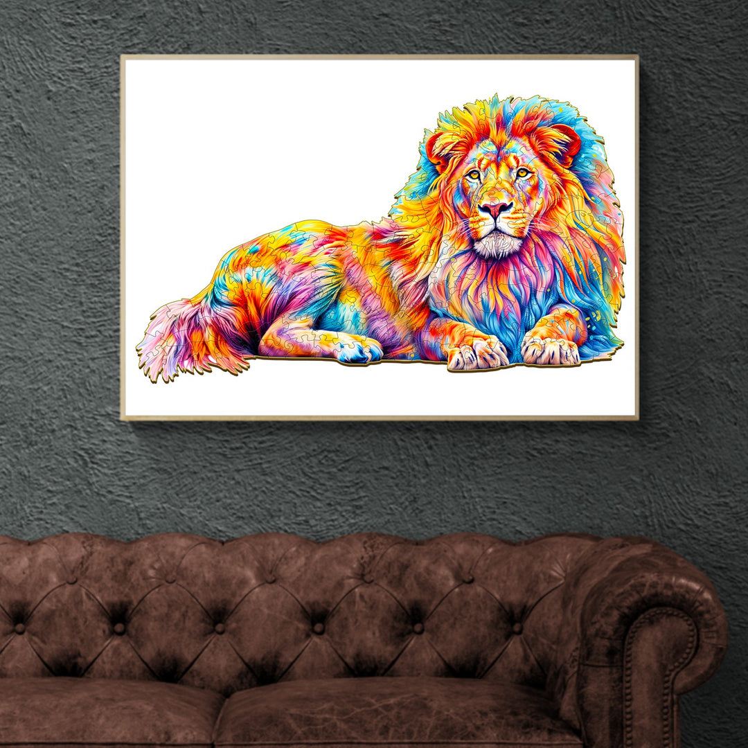 Lion Wooden Jigsaw Puzzle