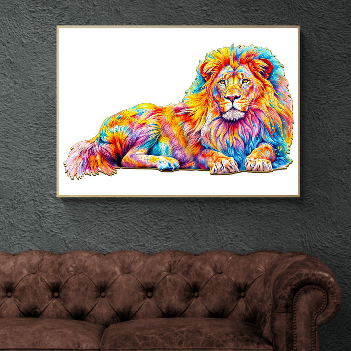 Lion Wooden Jigsaw Puzzle