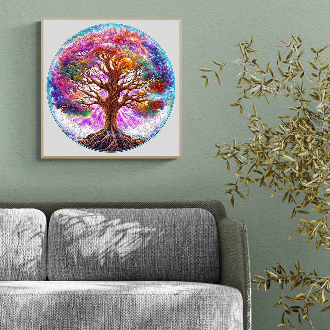 Dreamy Life Tree Wooden Jigsaw Puzzle