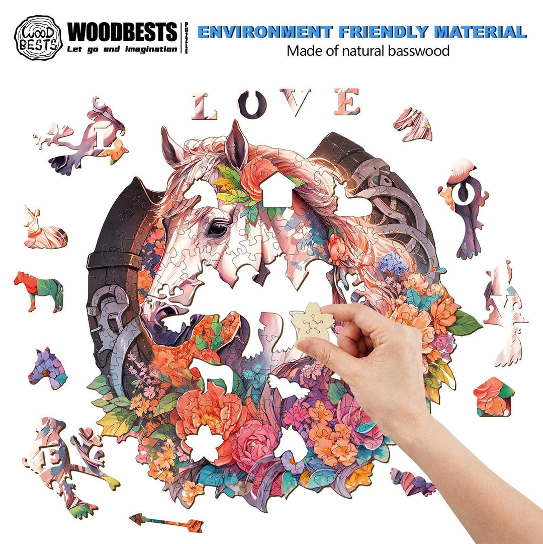 The Loyal Horseshoe Wooden Jigsaw Puzzle