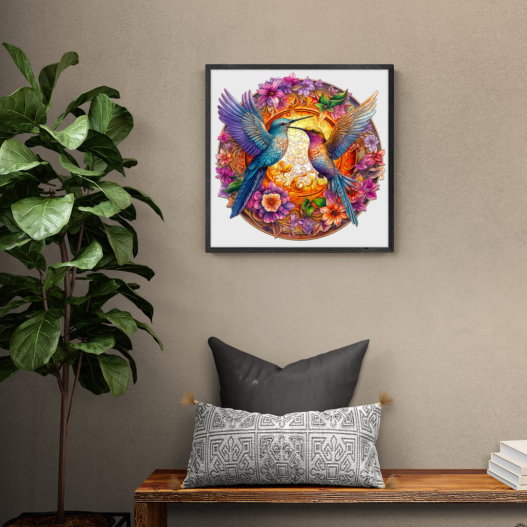 Hummingbirds Wooden Jigsaw Puzzle