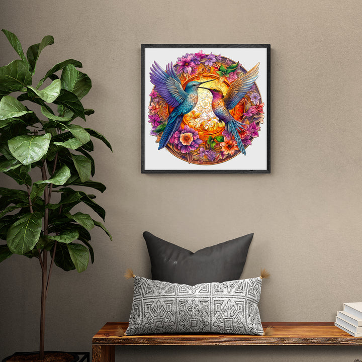 Hummingbirds Wooden Jigsaw Puzzle