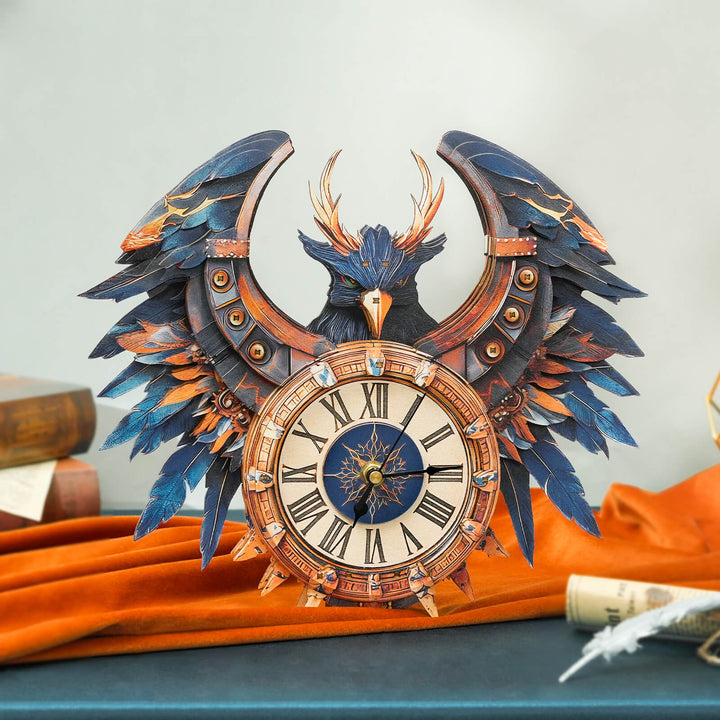 Thunderbird– DIY Wooden Clock, 3D Puzzle Craft Kit