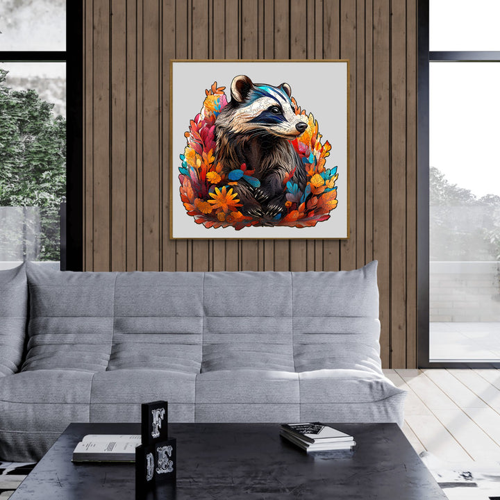 Badger Wooden Jigsaw Puzzle