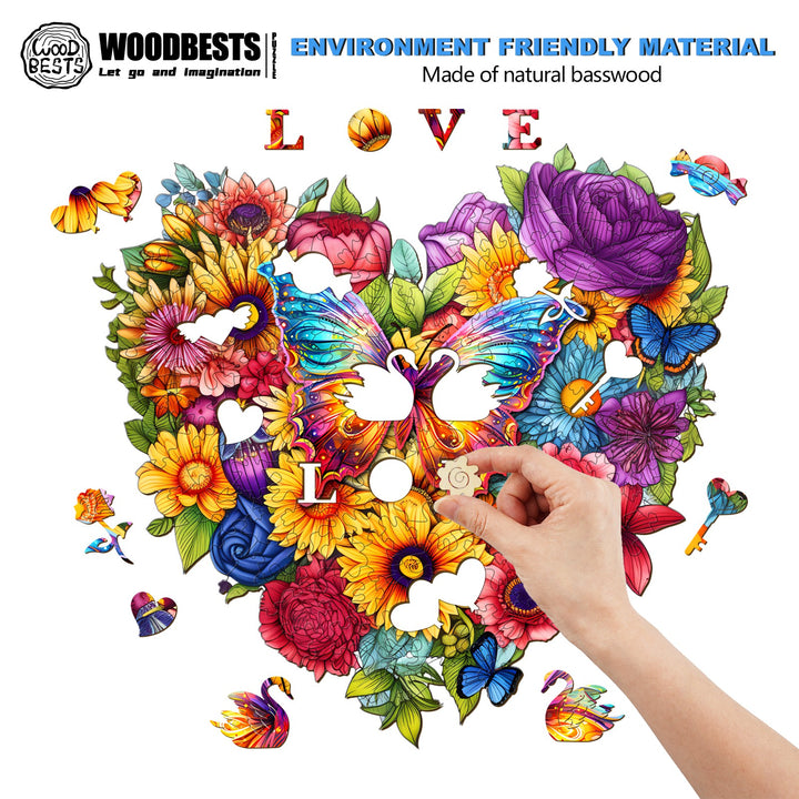 Sweet Heart-2 Wooden Jigsaw Puzzle