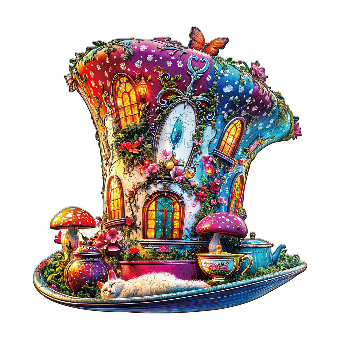 Magischer Zylinder Holz-Puzzle