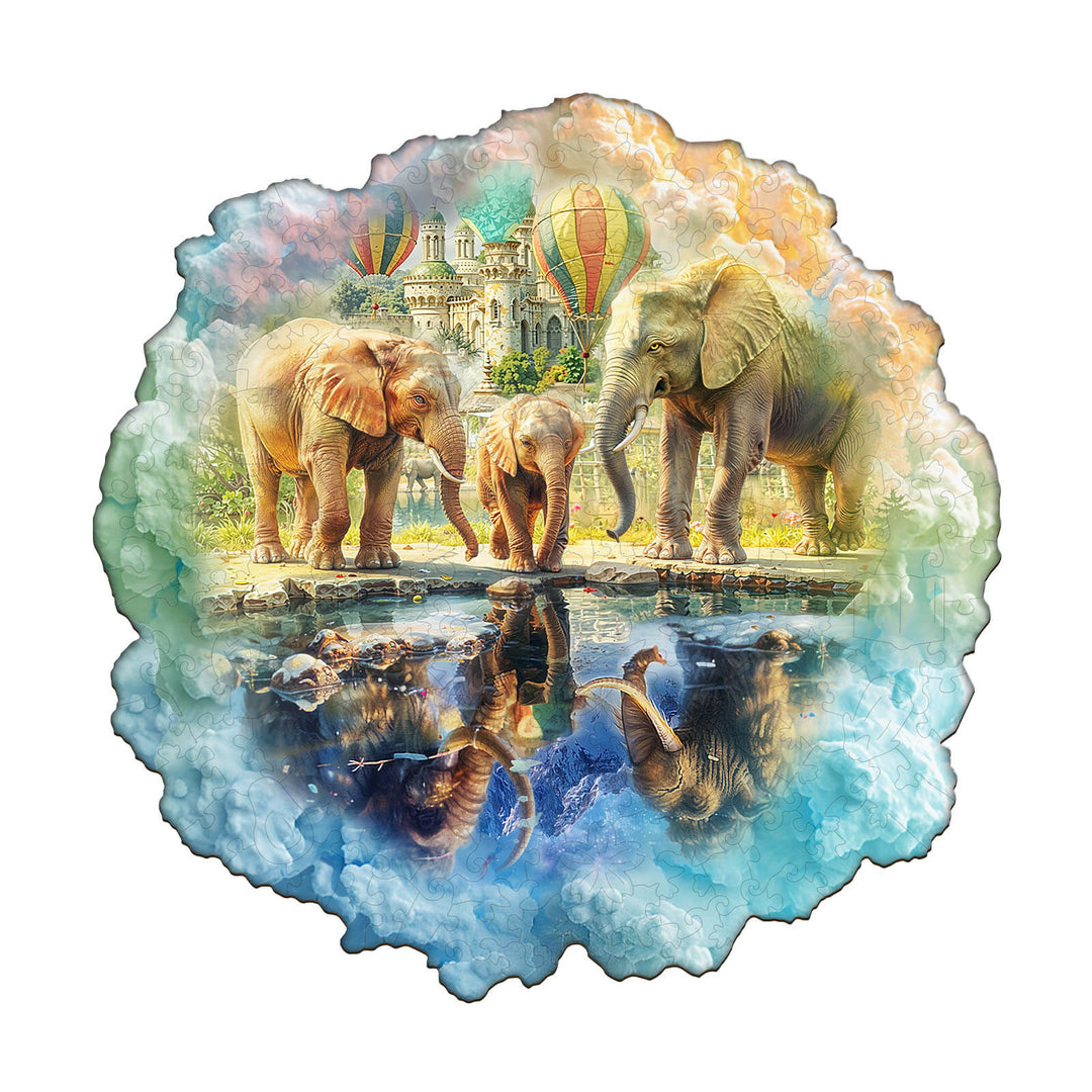 Mammoth—My wish Wooden Jigsaw Puzzle