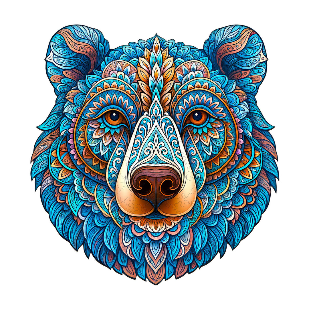 Colorful bear Wooden Jigsaw Puzzle