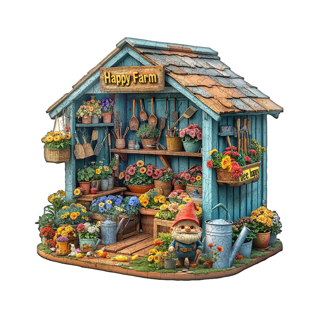 Happy Farm Holz-Puzzlespiel