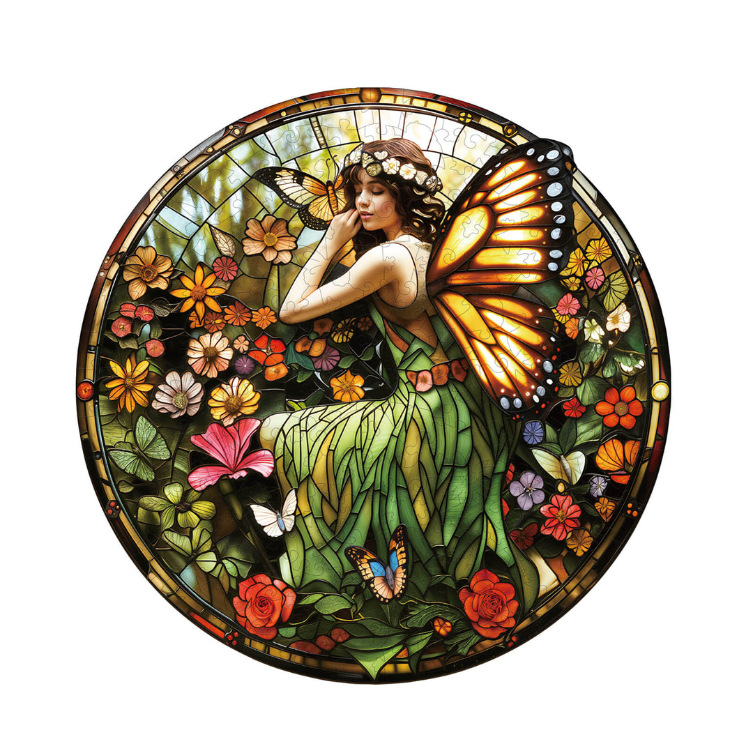Flower Fairy Wooden Jigsaw Puzzle