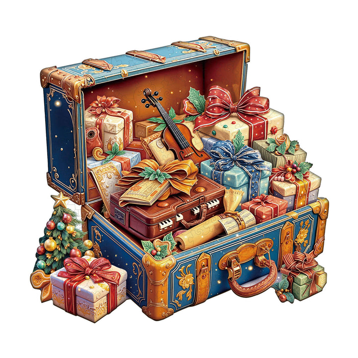 Music Gift Box Wooden Jigsaw Puzzle