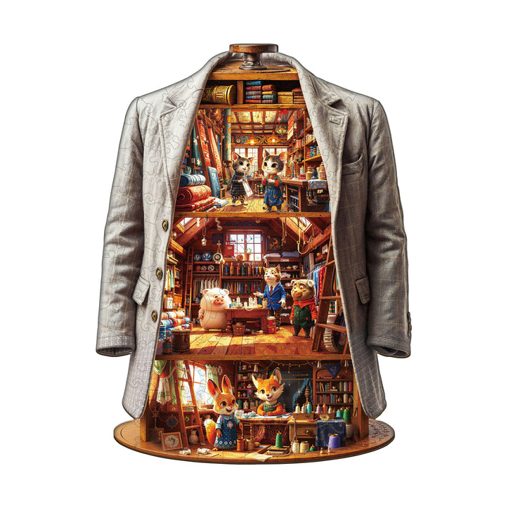 Blissful Wardrobe Wooden Jigsaw Puzzle