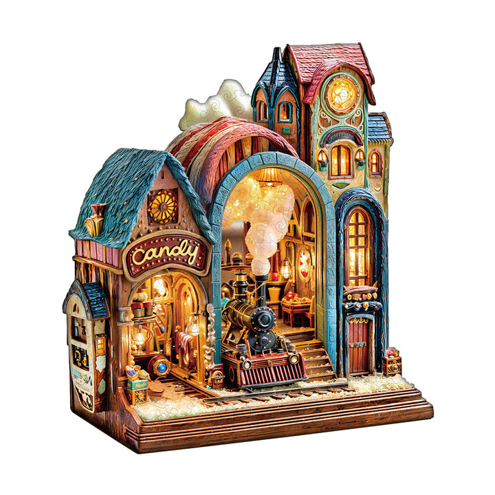 Candy Platform Wooden Jigsaw Puzzle