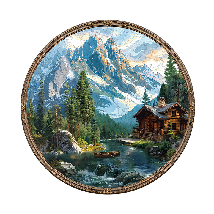Lake House Wooden Jigsaw Puzzle