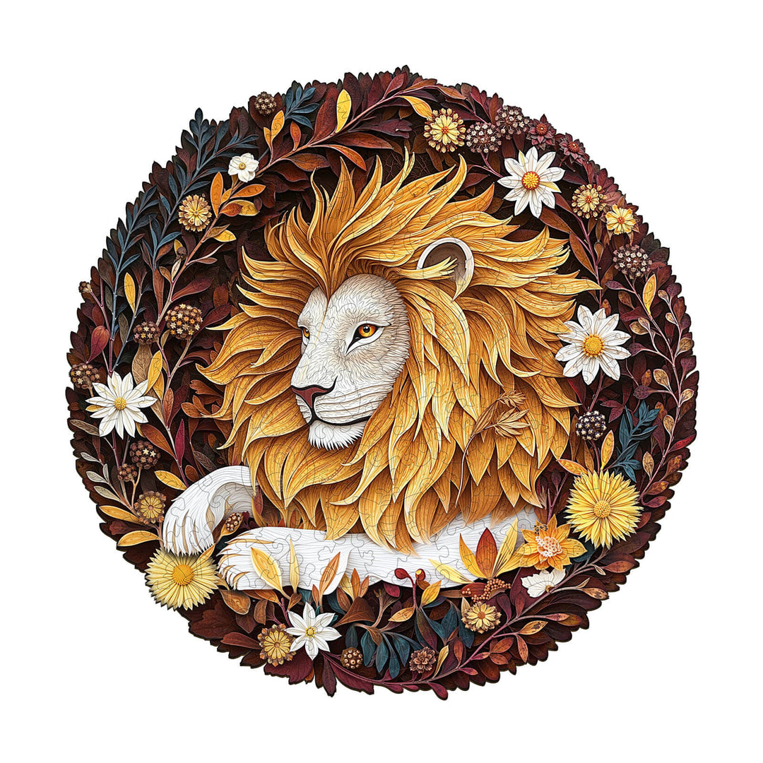 Forest Dreamers- Lion Wooden Jigsaw Puzzle