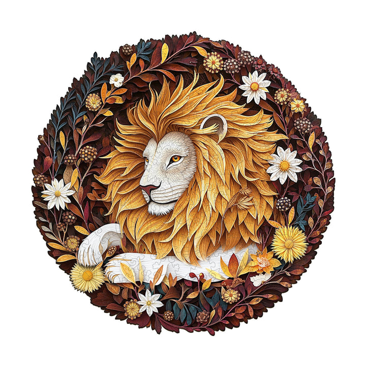 Forest Dreamers- Lion Wooden Jigsaw Puzzle