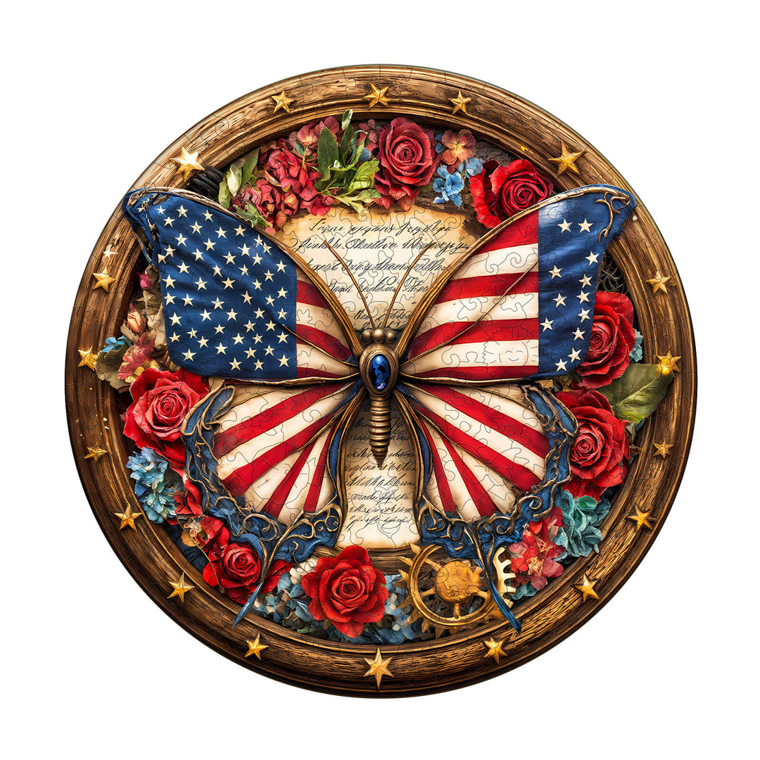 Freedom Wings Holz-Puzzle