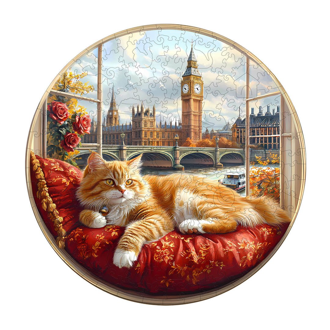 Views of London Wooden Jigsaw Puzzle