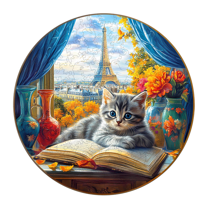 Views of Paris Wooden Jigsaw Puzzle