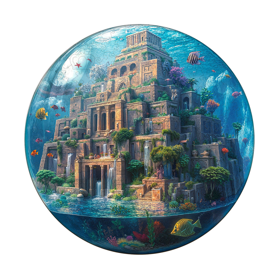 Underwater Sky Garden Wooden Jigsaw Puzzle