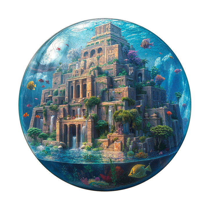 Underwater Sky Garden Wooden Jigsaw Puzzle
