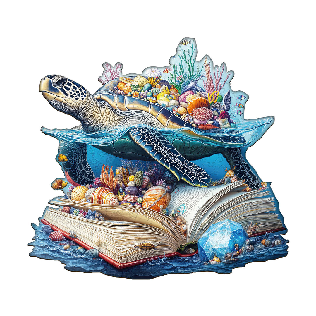 Turtle Story-1 Holz-Puzzle
