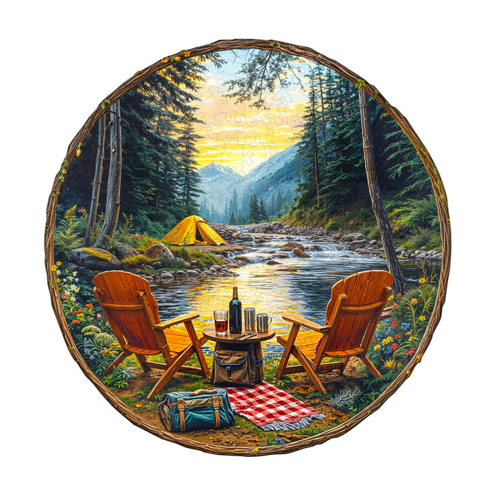 Forest Travel Wooden Jigsaw Puzzle