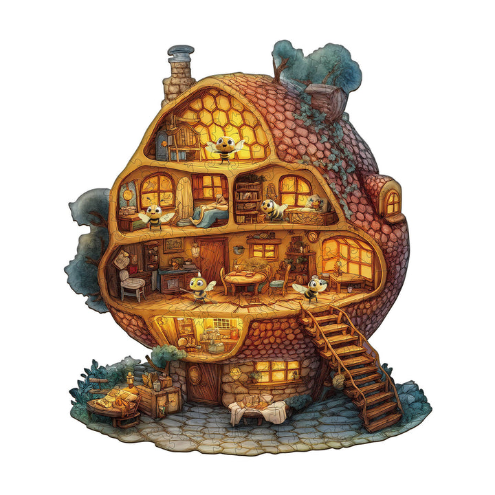 Puzzle en bois Bee Hut