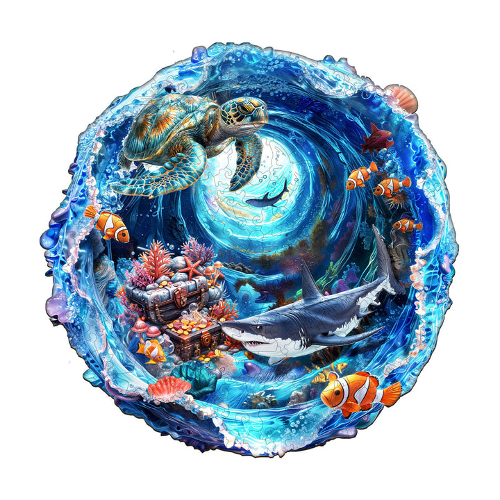 Whirlpool Treasures Wooden Jigsaw Puzzle