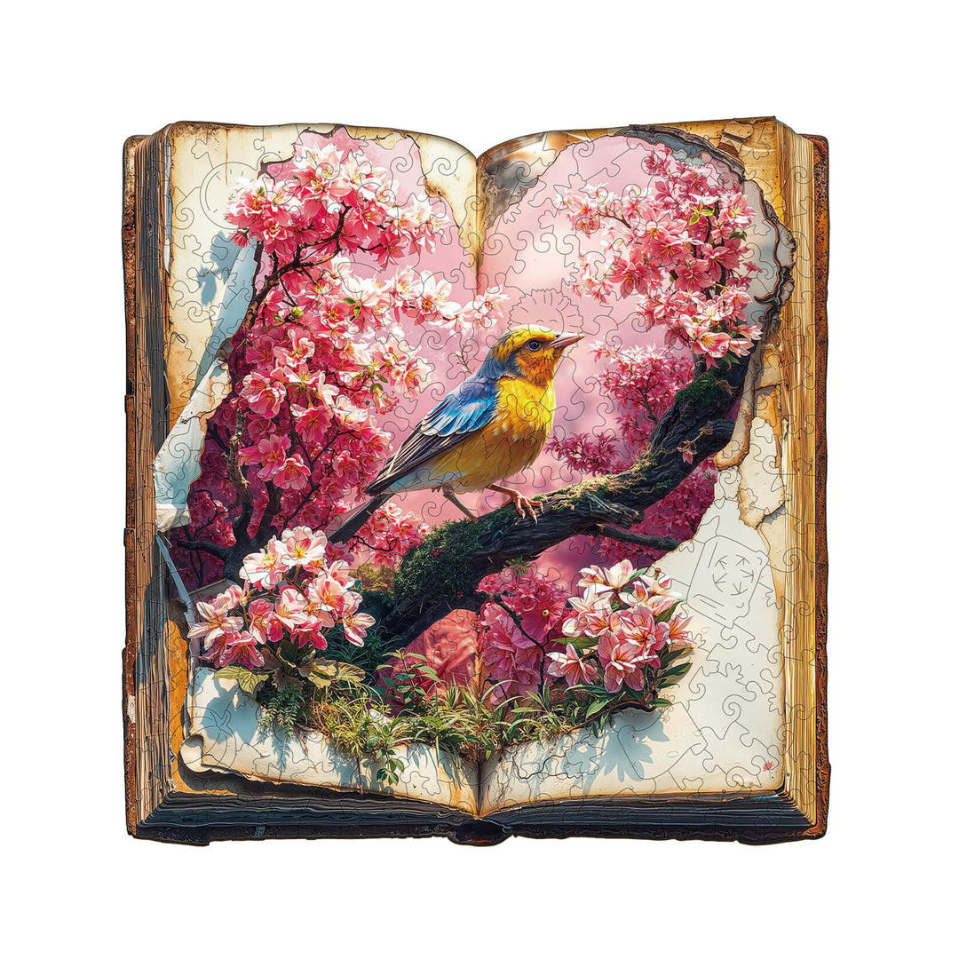 Petal Serenade Wooden Jigsaw Puzzle