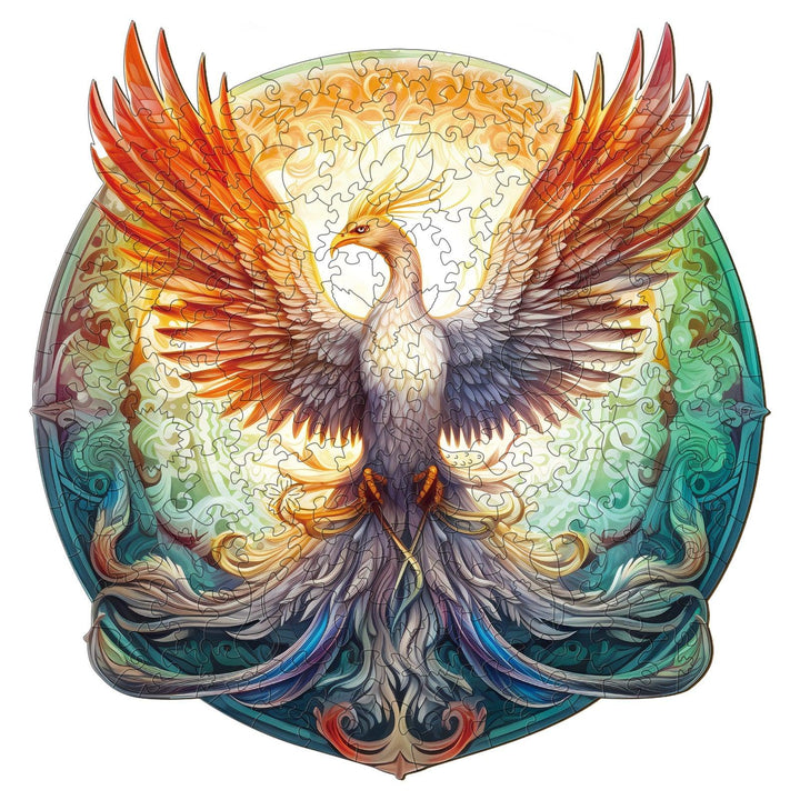 Mysterious Phoenix Wooden Jigsaw Puzzle