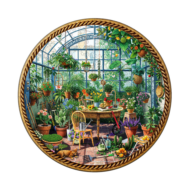 botanical garden Wooden Jigsaw Puzzle