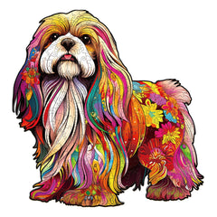 Beautiful Shih Tzu Wooden Jigsaw Puzzle