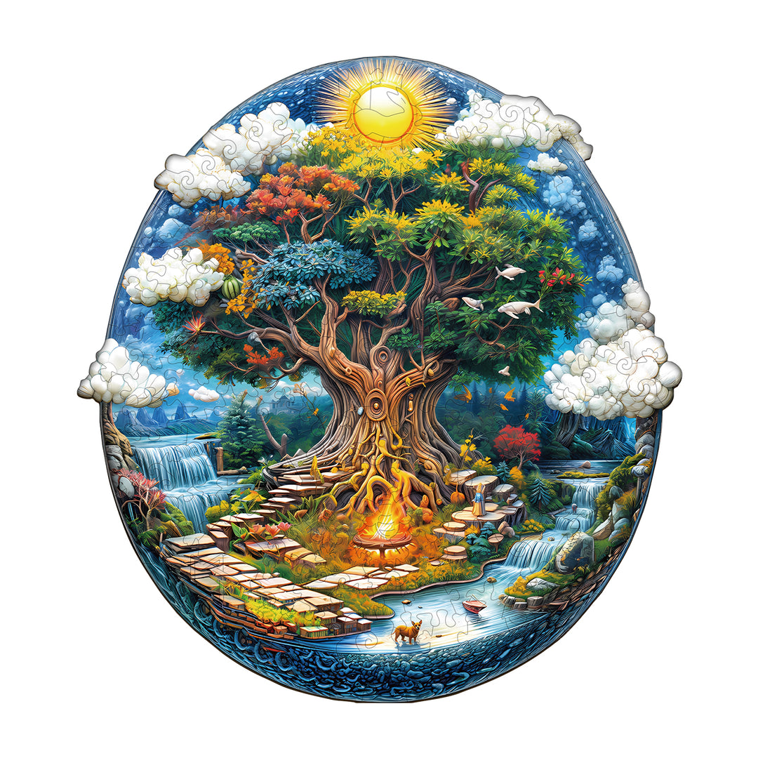 Harmony Tree Wooden Jigsaw Puzzle