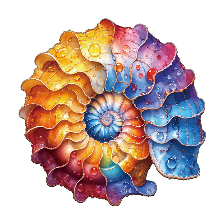 Colored conch Wooden Jigsaw Puzzle