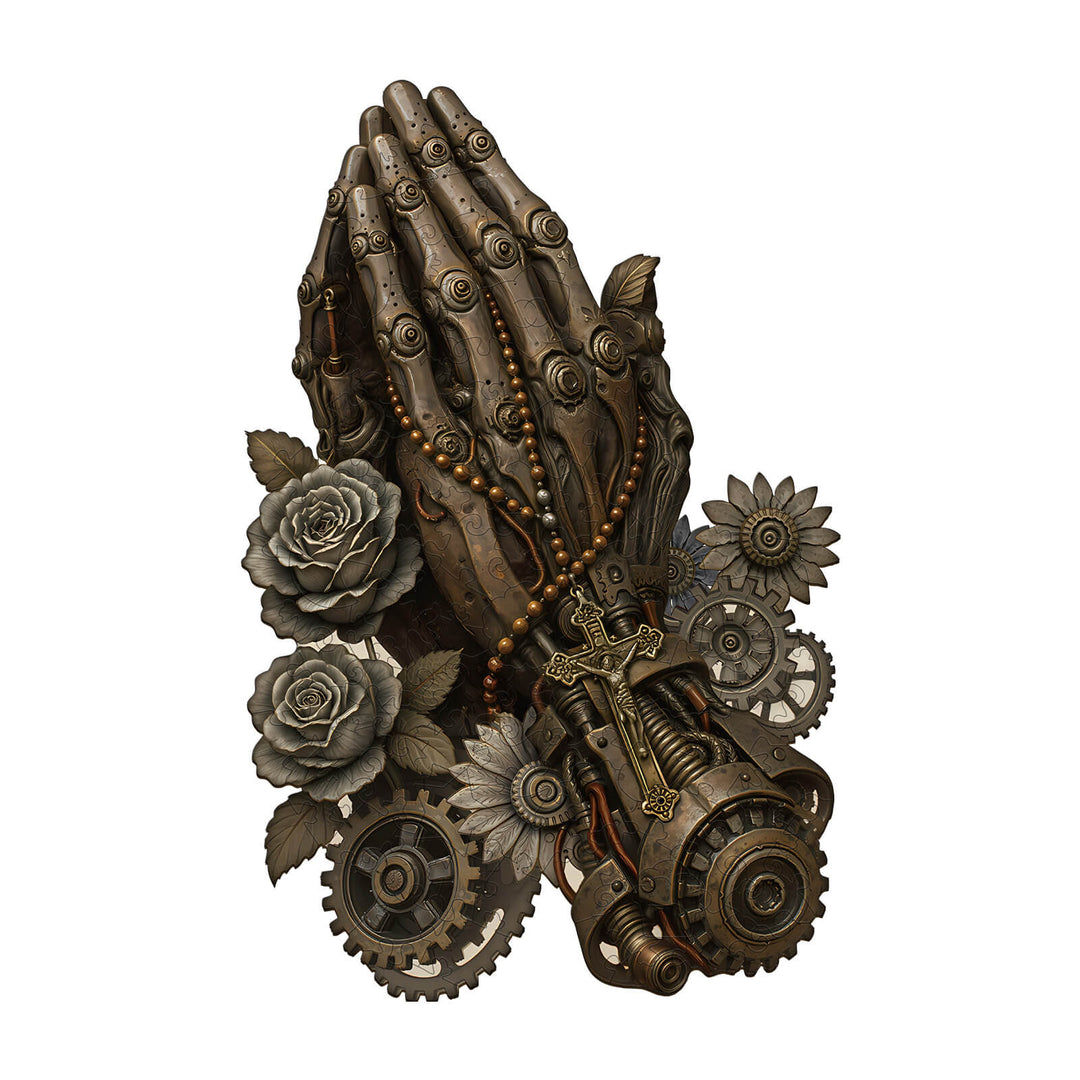The Praying Hand-1 Wooden Jigsaw Puzzle