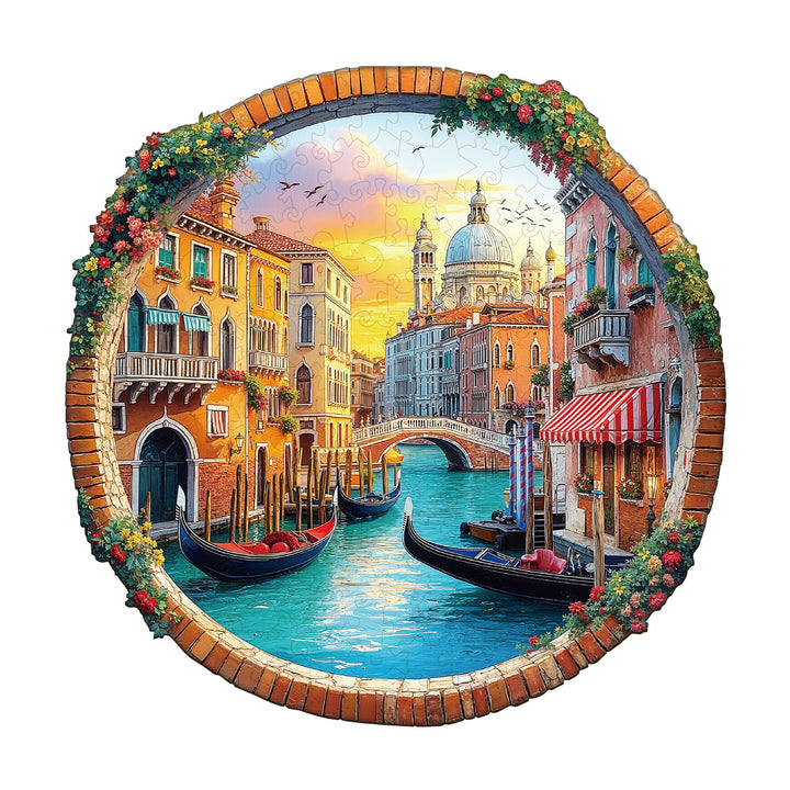 Venice Water City Wooden Jigsaw Puzzle
