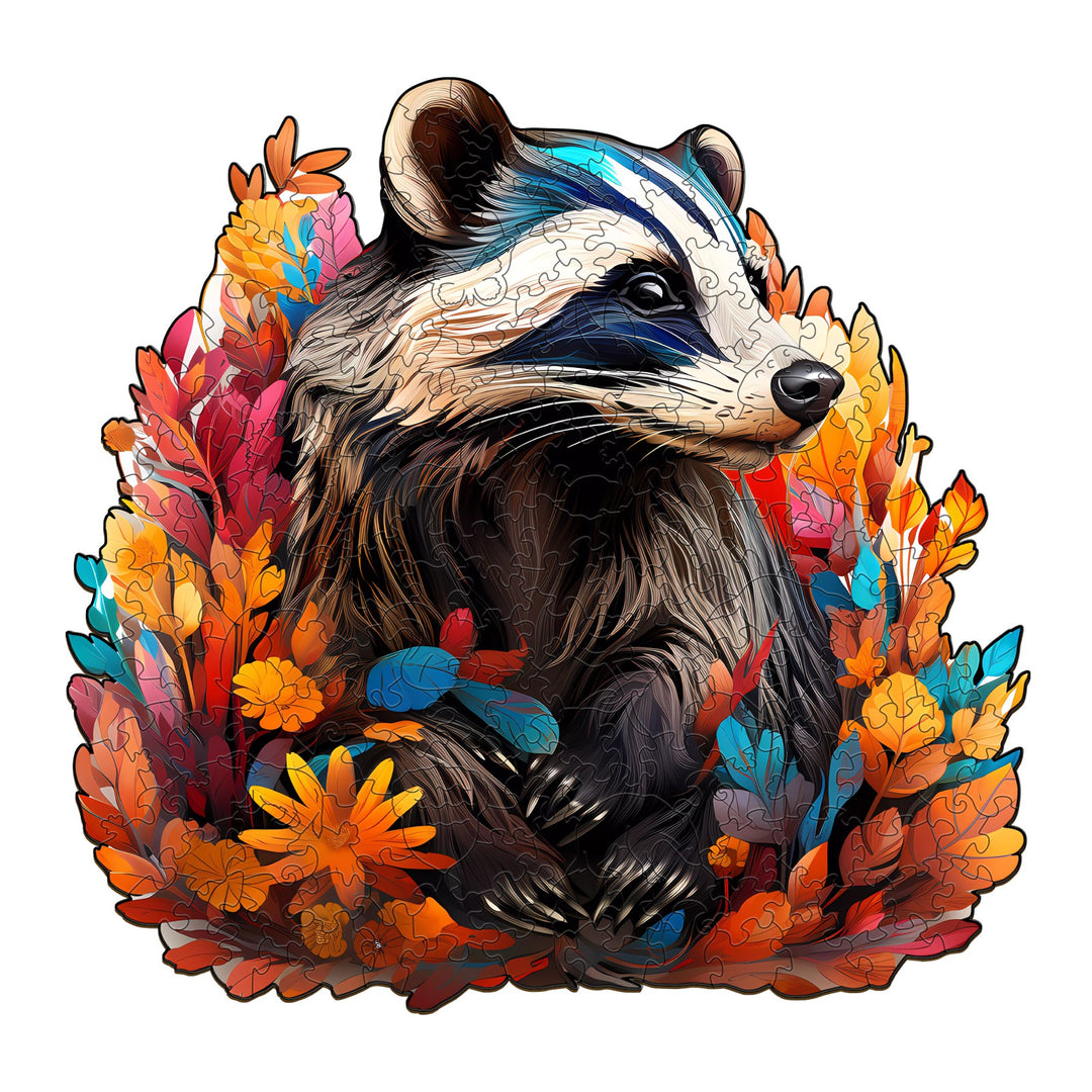 Badger Wooden Jigsaw Puzzle