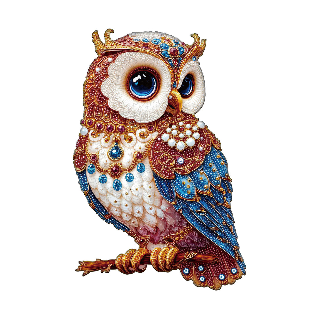 Regal Owl Wooden Jigsaw Puzzle