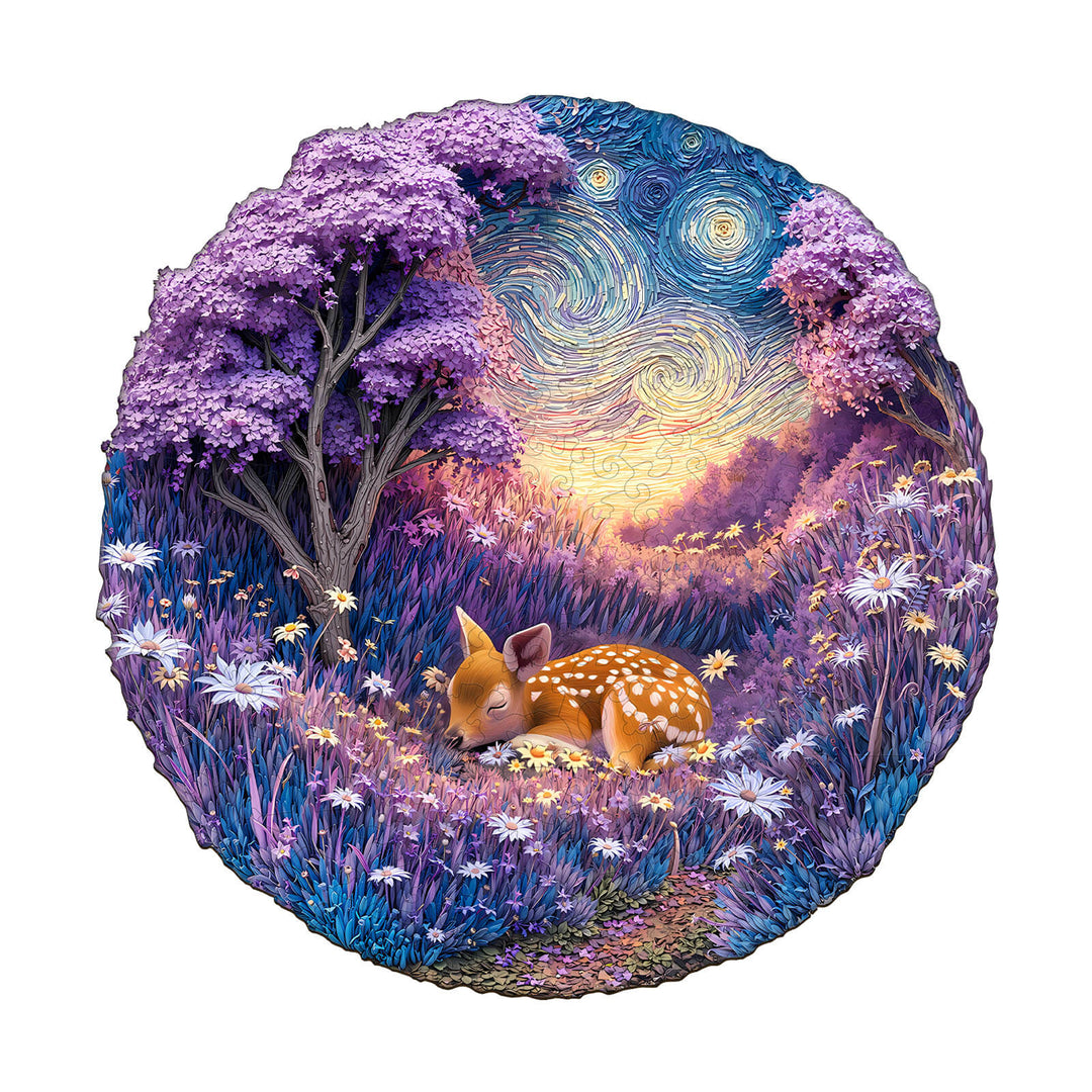 Cute little deer Wooden Jigsaw Puzzle