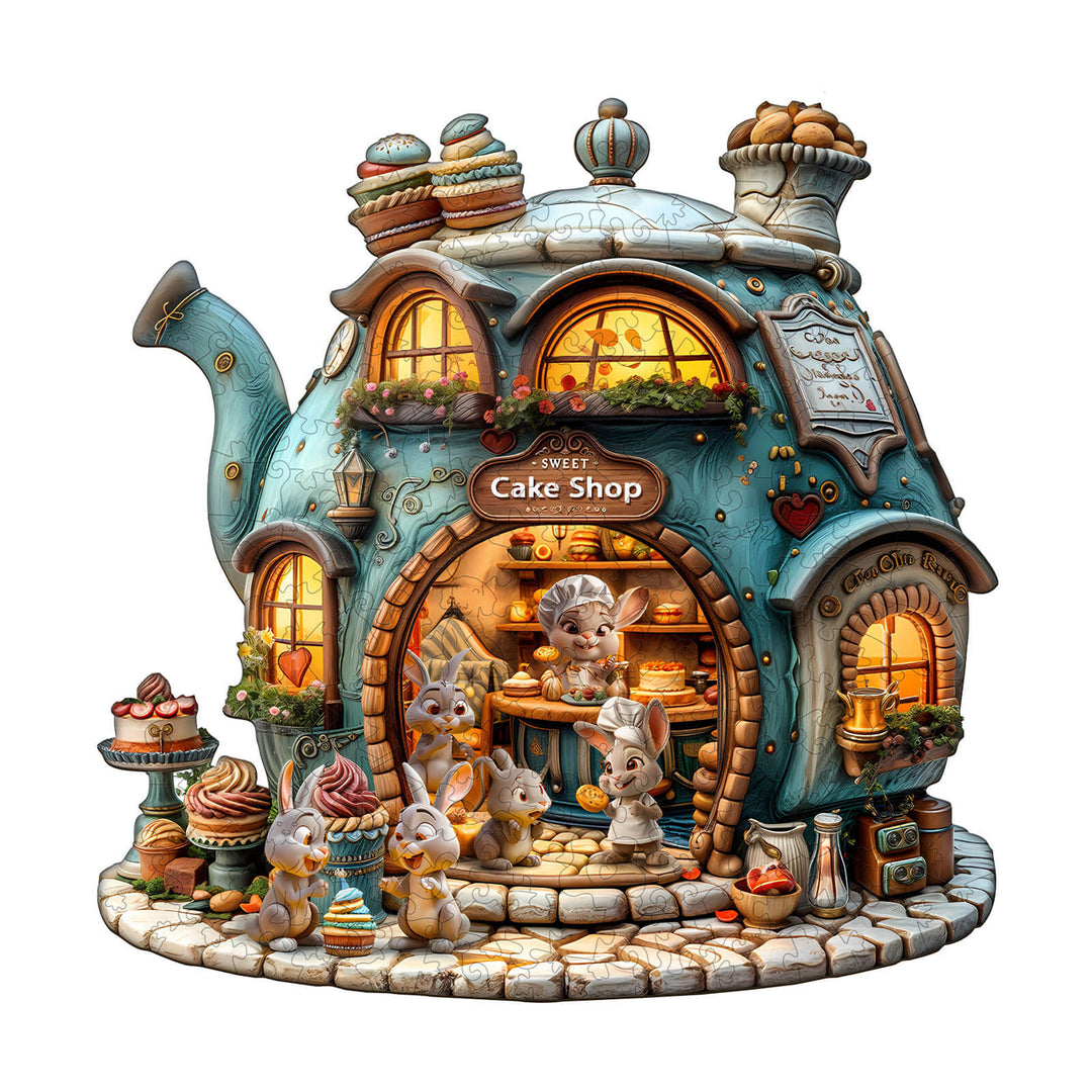 Holzpuzzle von Rabbit's Cake Shop