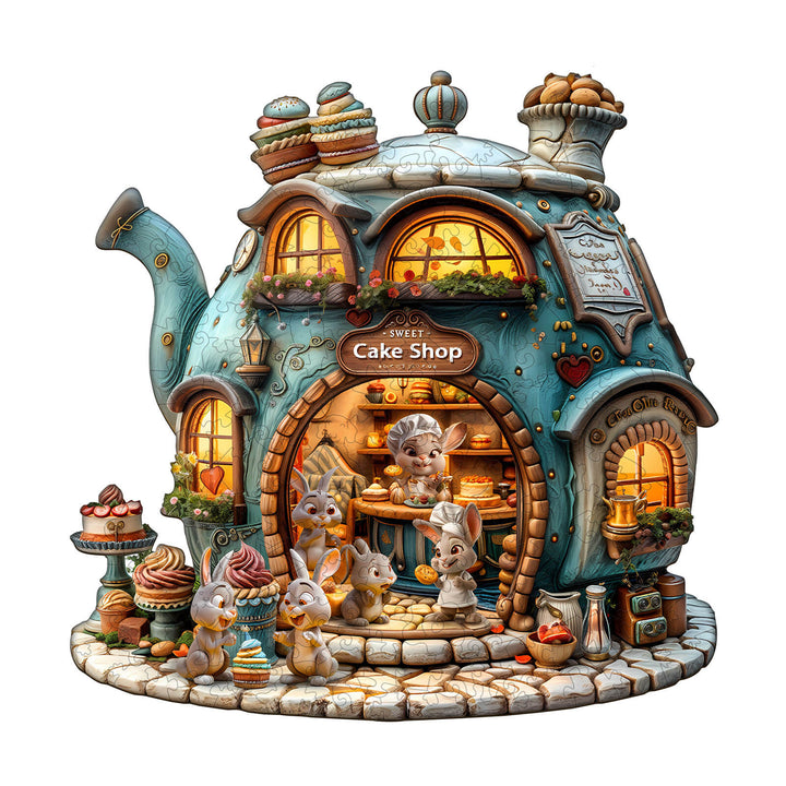 Holzpuzzle von Rabbit's Cake Shop
