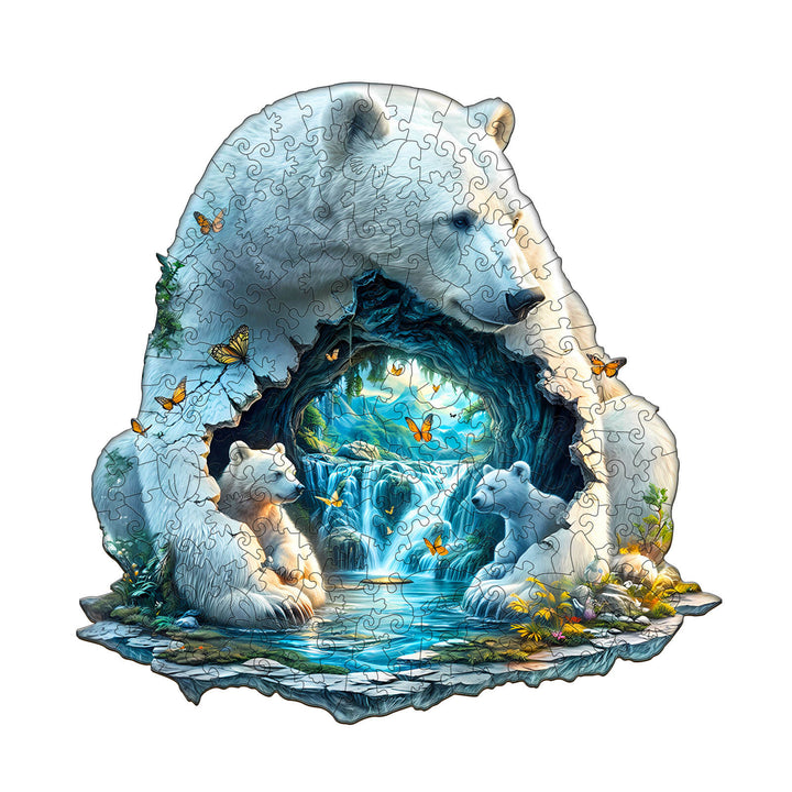 Arctic Sanctuary Wooden Jigsaw Puzzle