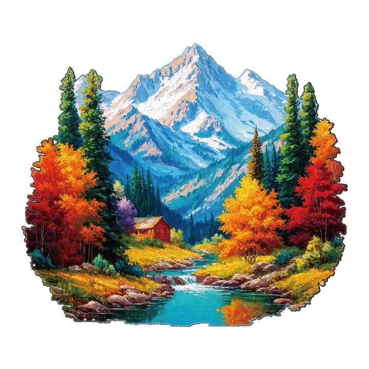 Autumn Divide Wooden Jigsaw Puzzle