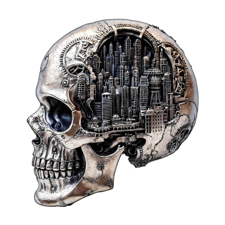Skull City-2 Wooden Jigsaw Puzzle