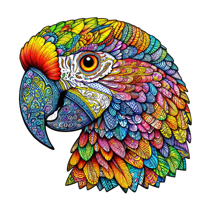 Colorful parrot Wooden Jigsaw Puzzle