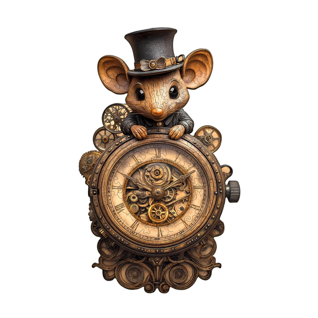 Mechanical mouse Wooden Jigsaw Puzzle