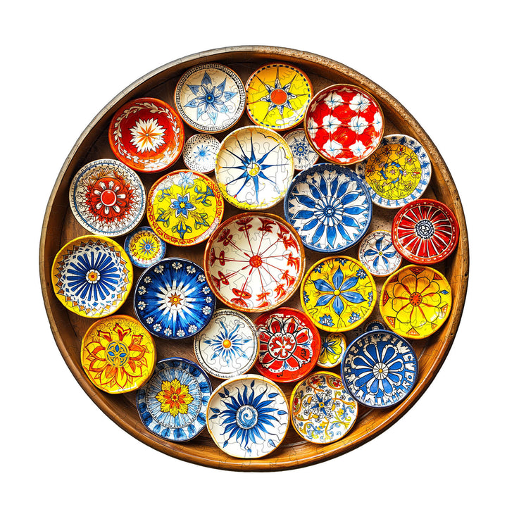 Andalusische Fliesen – Spanisches Holz-Puzzle